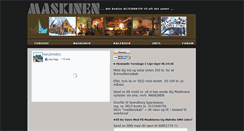 Desktop Screenshot of maskinen.info